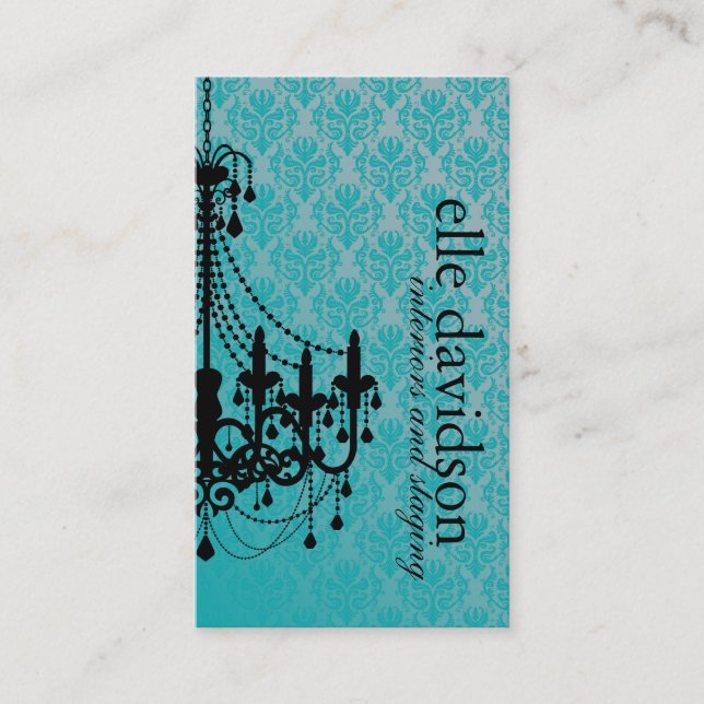 Carte de visite chic d'organisateur (Devant)
