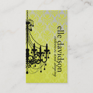 Carte de visite chic d'organisateur