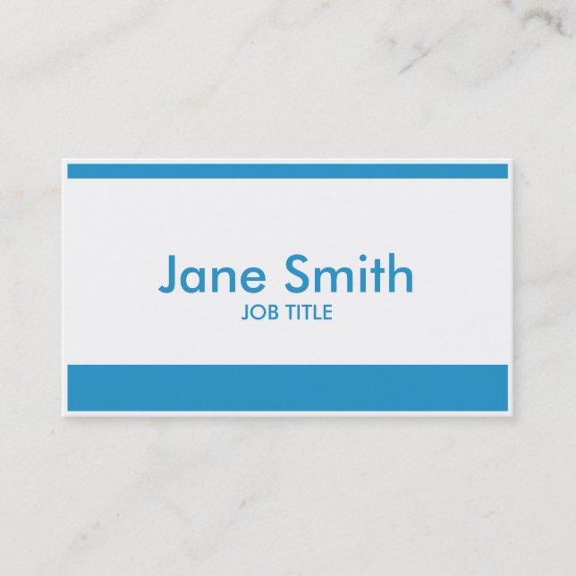 Carte De Visite Chic élégant simple simple moderne professionnel (Devant)