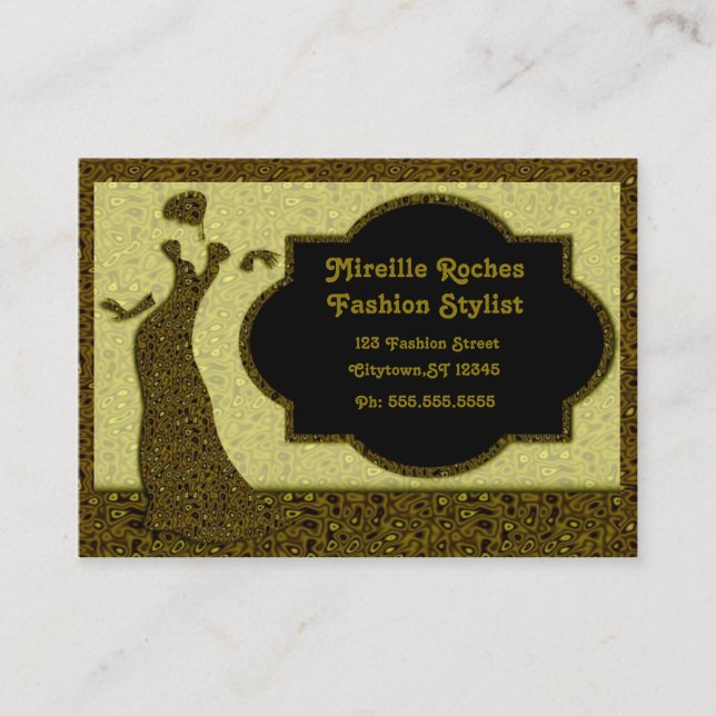 Carte De Visite Chic Fashion (Devant)