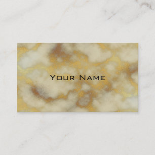 Carte De Visite Chic Luxe Fond à Motif de Marbre Gris et Or