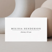 Chic Professional Elegant Minimalist
