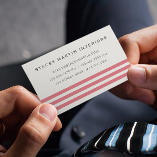 Carte De Visite Chic Retro Vintage les années 70 80s