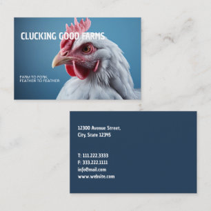 Carte De Visite Chicken Farm