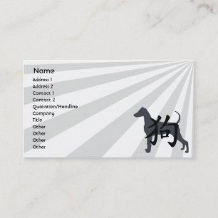 Carte De Visite Chien - affaires