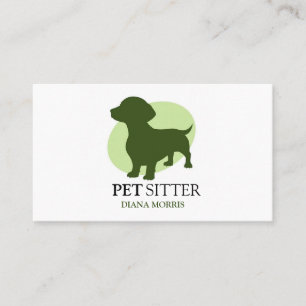 Carte De Visite Chien Animal Compagnie Logo Clinique Vétérinaire G