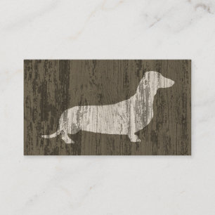 Carte De Visite Chien-chien de Weathered