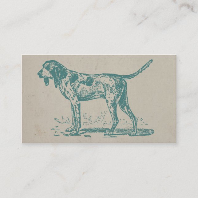Carte De Visite Chien de chasse de Viantage (Devant)