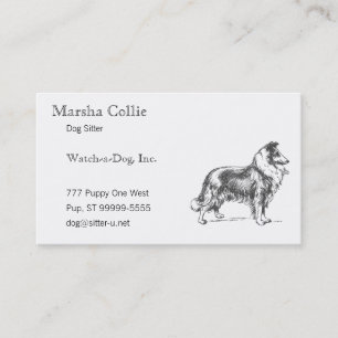 Carte De Visite Chien de colley