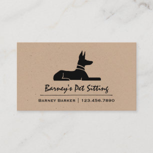 Carte De Visite Chien égyptien Hiéroglyphé