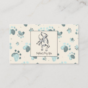 Carte De Visite Chien Et Chien Motif Chien Grooming Spa