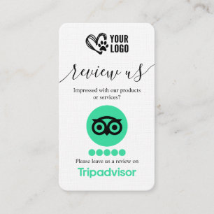 Carte De Visite Chien Grooming TripAdvisor - Demande de révision Q