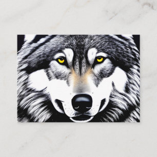 Carte De Visite Chien Husky Sibérien