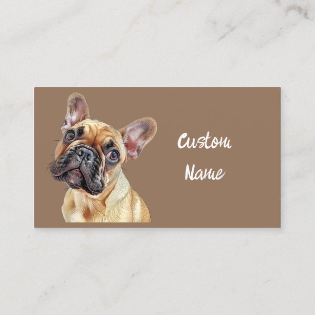 Carte De Visite Chien joyeux animal animal animal animal animal ch (Dos)