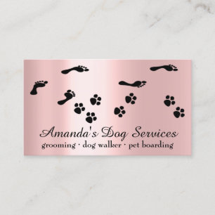 Carte De Visite Chien Sitter Services pour animaux de compagnie Gr