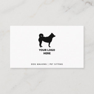 Carte De Visite Chien Walker & Animal Sitter Ajouter Votre Logo Te