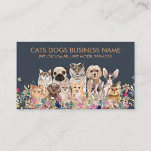Carte De Visite Chiens Chats de race Navy Brown
