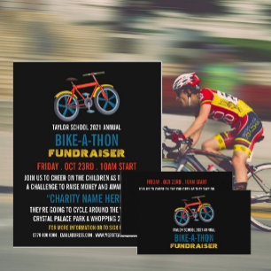 Carte De Visite Child's Bike, Children's Charity Bike-a-Thon Event