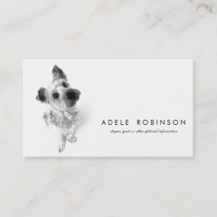 Carte De Visite Chiot doux mignon de Yorkshire Terrier Yorkie