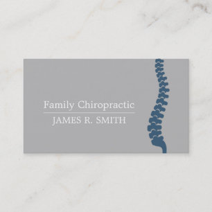 Carte De Visite Chiropracteur de chiropratique de la famille profe
