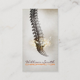 Carte De Visite Chiropractor Business Card
