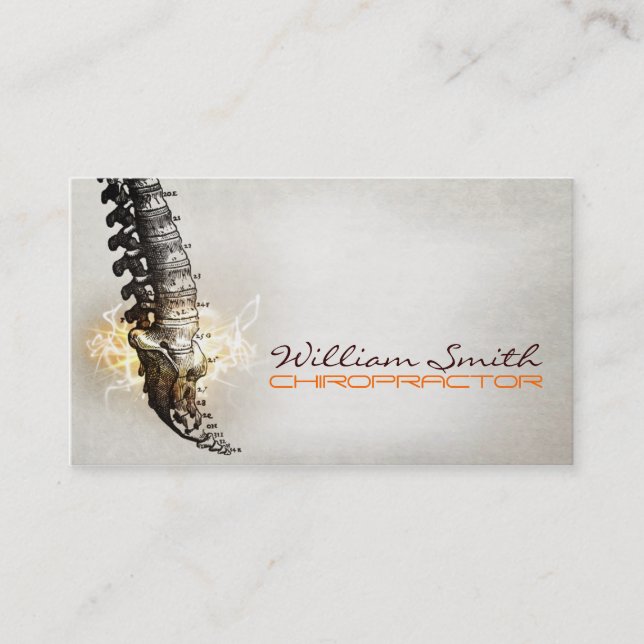 Carte De Visite Chiropractor Business Card (Devant)