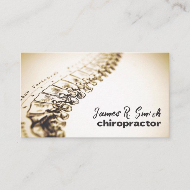 Carte De Visite Chiropraticien  (Devant)