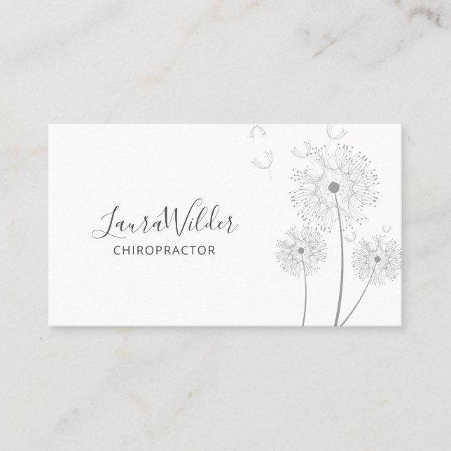 Carte De Visite Chiropraticien Chiropratique (Devant)