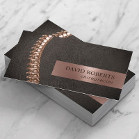 Chiropraticien Chiropratique Rose Gold Spine Cuir