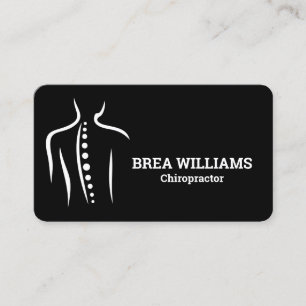 Carte De Visite Chiropratique Chiropraticien Massage Manuel Thérap