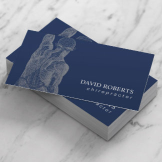 Carte De Visite Chiropratique Chiropraticien Massage Thérapie Mari