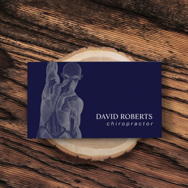 Carte De Visite Chiropratique Chiropraticien Massage Thérapiste Ma (Créateur téléchargé)