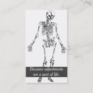 Carte De Visite Chiropratique funky et bien-être