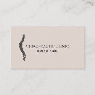 Carte De Visite Chiropratique moderne Chiropraticien Clinique Sant