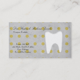 Carte de visite chirurgie dentaire dentiste
