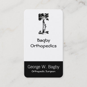 Carte De Visite Chirurgie orthopédique Arbre cuit