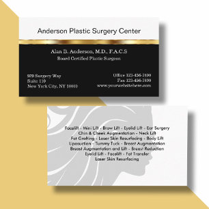 Carte De Visite Chirurgien plasticien chic