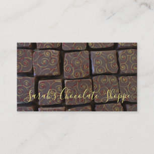 Carte De Visite Chocolat Bonbon Chocolatier Bonbon Boutique de suc