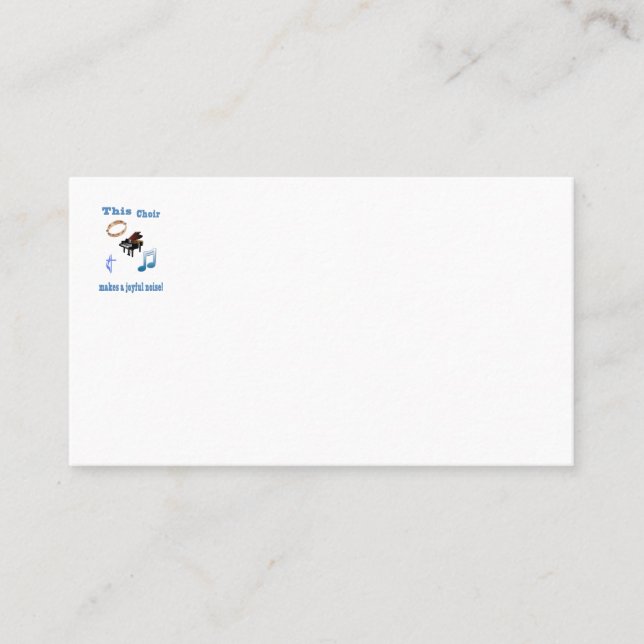Carte De Visite Choir (Devant)