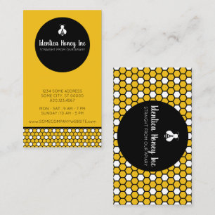 Carte De Visite choisissez votre propre couleur honeycomb hexa soc