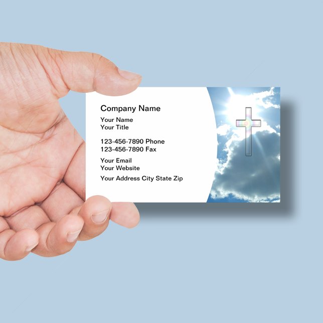 Carte De Visite Christian Business Card Design (Créateur téléchargé)
