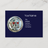 CHROME SKULT BLEU ET ROUGE RUBY MONOGRAM