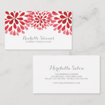 Chrysanthèmes d'aquarelle rouge