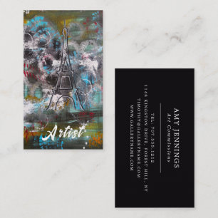 Carte De Visite Chuchotements de Paris Peinture par Alfred Fox