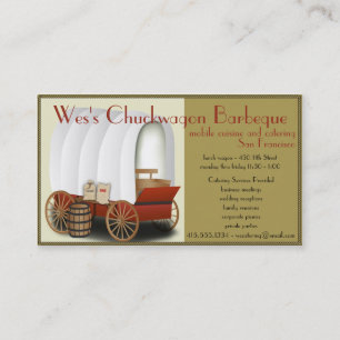 Carte De Visite Chuckwagon Alimentation Camion/Restauration