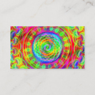 Carte De Visite Cible Tiedye