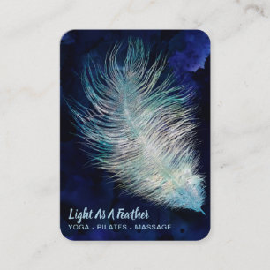 Carte De Visite *~* Ciel bleu nuit Ciel cosmique Phare clair Boho