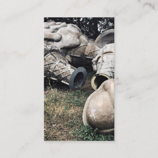 Carte De Visite cimetière de fibre de verre cônes de crème glacée (Devant)