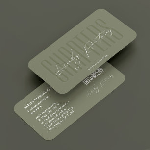 Carte De Visite Cinématographe Photographe Sage Moderne