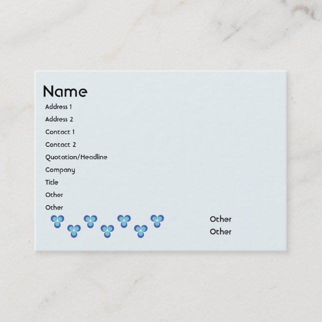 Carte De Visite Cintemani - potelé (Devant)